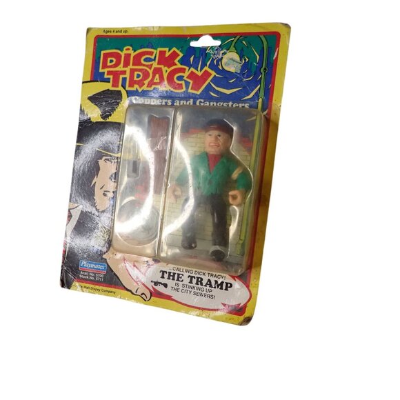 Dick Tracy Steve The Tramp Vintage Playmates Action Figure 1990 with Accessories - Picture 3 of 4